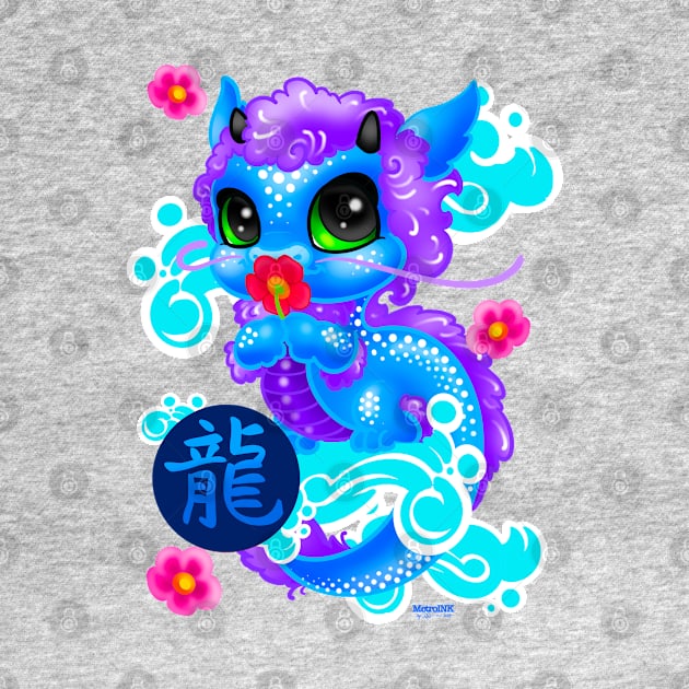 Year of the Dragon (blue) by MetroInk